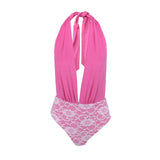 Livello Pink Plunge Swimsuit - Fashion Genie Boutique