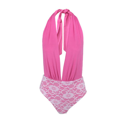 Livello Pink Plunge Swimsuit - Fashion Genie Boutique