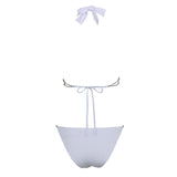 Promised Paradise Pink Crystal Monokini Swimsuit - Fashion Genie Boutique