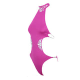 Promised Paradise Pink Crystal Monokini Swimsuit - Fashion Genie Boutique