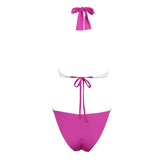 Promised Paradise Pink Crystal Monokini Swimsuit - Fashion Genie Boutique