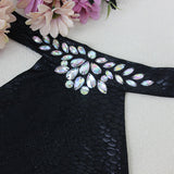 Promised Paradise Pink Crystal Monokini Swimsuit - Fashion Genie Boutique