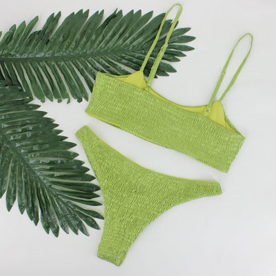 Kelsey Orange Bikini Swimsuit - Fashion Genie Boutique