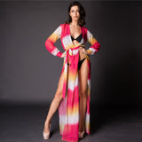 Shaya Pink Multi Maxi Kaftan - Fashion Genie Boutique