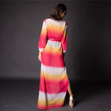 Shaya Pink Multi Maxi Kaftan - Fashion Genie Boutique