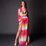 Shaya Pink Multi Maxi Kaftan - Fashion Genie Boutique