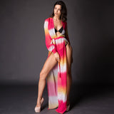 Shaya Pink Multi Maxi Kaftan - Fashion Genie Boutique