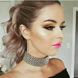 Metal Choker Necklace - Fashion Genie Boutique
