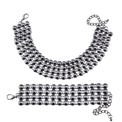 Metal Choker Necklace - Fashion Genie Boutique