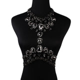Lauren Crystal Body Chain Necklace - Fashion Genie Boutique