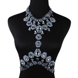 Lauren Crystal Body Chain Necklace - Fashion Genie Boutique