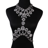 Lauren Crystal Body Chain Necklace - Fashion Genie Boutique