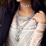 Long Statement Pendant Necklace - Fashion Genie Boutique