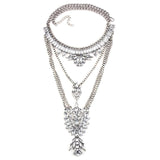 Long Statement Pendant Necklace - Fashion Genie Boutique