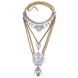 Long Statement Pendant Necklace - Fashion Genie Boutique