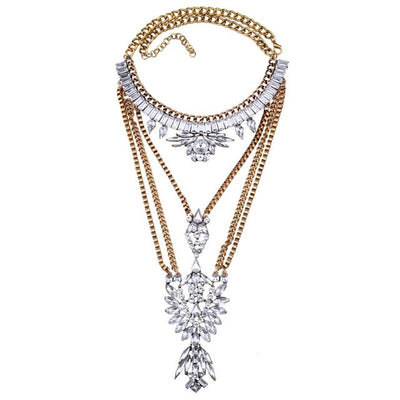 Long Statement Pendant Necklace - Fashion Genie Boutique
