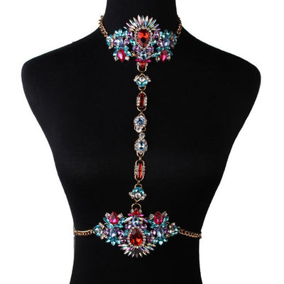 Gem Body Statement Necklace - Fashion Genie Boutique