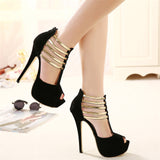 Runway Slay Playform High Heels - Fashion Genie Boutique