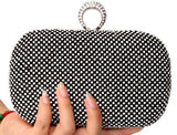 Yvonne Diamond-Studded Clutch Bag - Fashion Genie Boutique