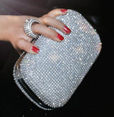 Yvonne Diamond-Studded Clutch Bag - Fashion Genie Boutique