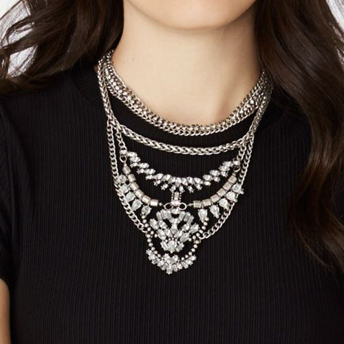 Pendant Chunky Statement Necklace - Fashion Genie Boutique