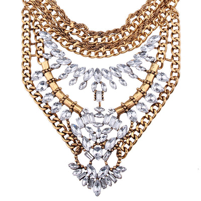 Pendant Chunky Statement Necklace - Fashion Genie Boutique