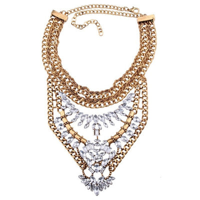 Pendant Chunky Statement Necklace - Fashion Genie Boutique