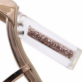 Luxe Soiree Gold Glitter Strappy Heels - Fashion Genie Boutique