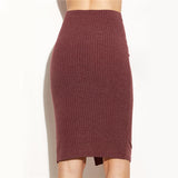 Perfectly Put Together Burgundy Mini Pencil Skirt - Fashion Genie Boutique
