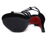All Time High Grey & Black Cut Out Heels - Fashion Genie Boutique