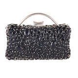 Jane Black Diamond Rhinestone Clutch Bag - Fashion Genie Boutique