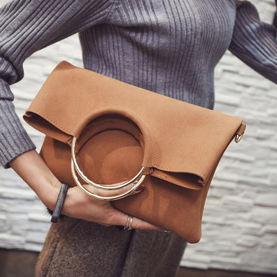 Black Crossover Messenger Handbag - Fashion Genie Boutique