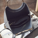 Black Crossover Messenger Handbag - Fashion Genie Boutique