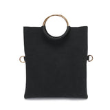 Black Crossover Messenger Handbag - Fashion Genie Boutique