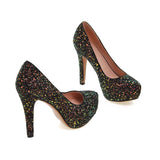 Dirty Dancing Black Glitter Court Shoes - Fashion Genie Boutique