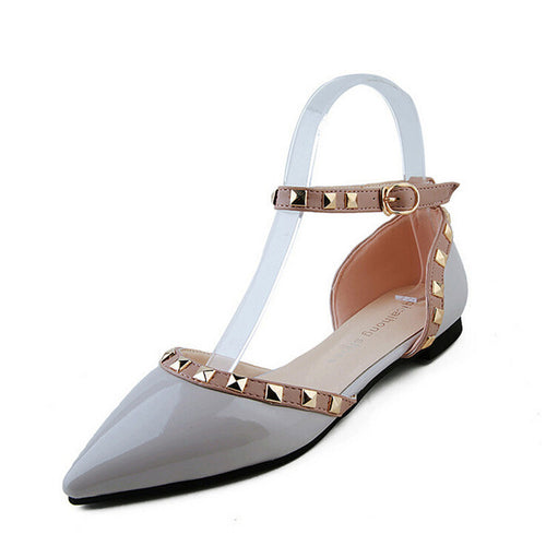 Between Me and You Grey Studded Pumps - Fashion Genie Boutique