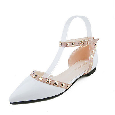Between Me and You White Studded Pumps - Fashion Genie Boutique