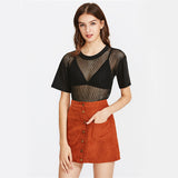 Little Daisies Tangerine Button-Front Mini Skirt - Fashion Genie Boutique
