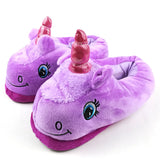 I Heart Unicorns Purple Slippers - Fashion Genie Boutique