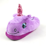 I Heart Unicorns Purple Slippers - Fashion Genie Boutique