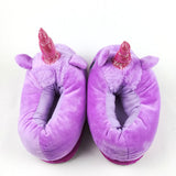 I Heart Unicorns Purple Slippers - Fashion Genie Boutique