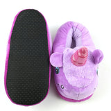 I Heart Unicorns Purple Slippers - Fashion Genie Boutique