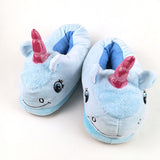 I Heart Unicorns Blue Slippers - Fashion Genie Boutique