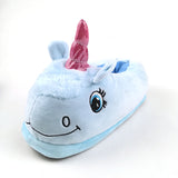 I Heart Unicorns Blue Slippers - Fashion Genie Boutique