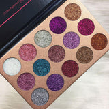 Beauty Glazed 15 Color Pressed Glitter Eyeshadow Palette - Fashion Genie Boutique