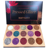 Beauty Glazed 15 Color Pressed Glitter Eyeshadow Palette - Fashion Genie Boutique