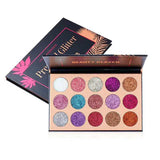 Beauty Glazed 15 Color Pressed Glitter Eyeshadow Palette - Fashion Genie Boutique