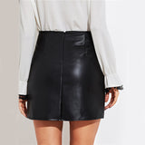 Nights Like This Black Faux Leather Mini Skirt - Fashion Genie Boutique