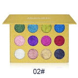IMagic Beauty Glitter 12 Color Eyeshadow Palette - Fashion Genie Boutique