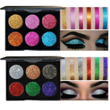 Handaiyan 6 Color Glitter Eyeshadow Palette - Fashion Genie Boutique